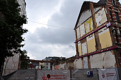 Demolished building in Antwerp