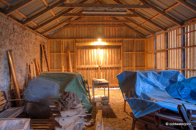 Barn Renovation - Progress today!