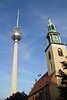 Berlin - Marienkirche vs. Fernsehturm