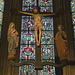 Crucifix and Stained Glass