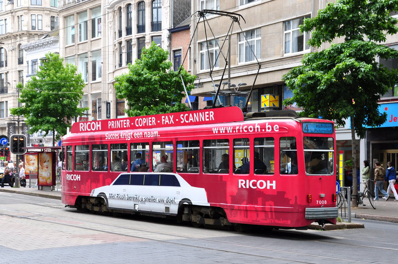 Antwerp tram 7008