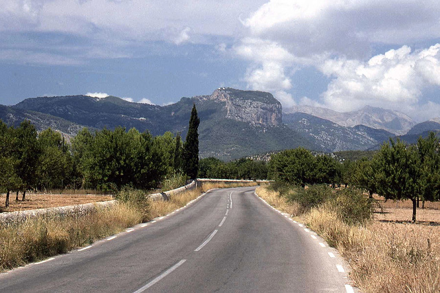 Empty Road to the Mountains