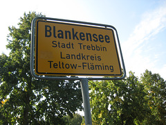 Ortseingang Blankensee