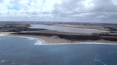 flying over Port Campbell National Park