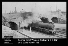 GWR 2-8-0 3821 in 1961