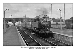 0-6-0PT 9429 Malvern Link 18.3.1961
