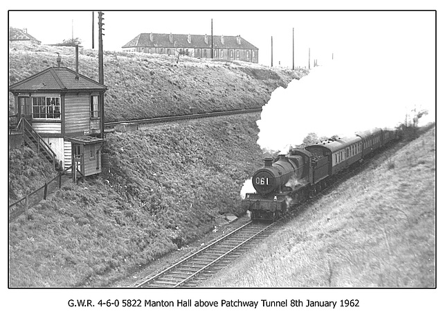 GWR 460 5822 Manton Grange Patchway 8 1 1962