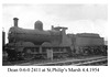 Dean Goods 0-6-0 2411 at St Philip's Marsh, Bristol, 4.4.1954 photo by John Sutters