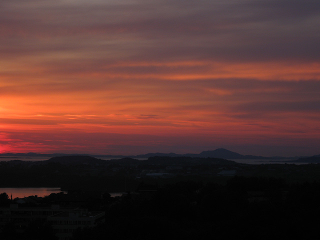 Sunset over Hafrsfjord