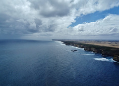 flying over Port Campbell National Park