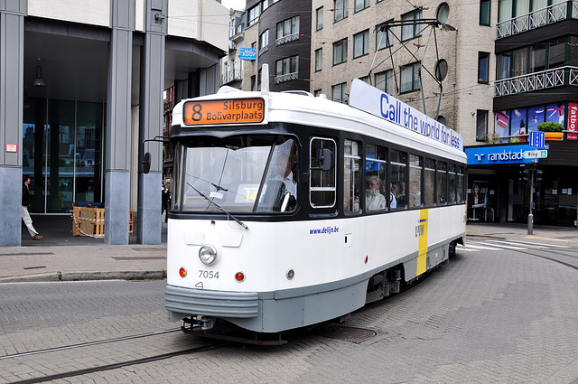 Antwerp tram 7054 Antwerp tram 7054