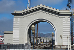 SF Embarcadero railroad ferry terminal (3043)