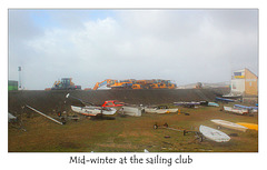 Mid-winter at the sailing club - 15.2.2014