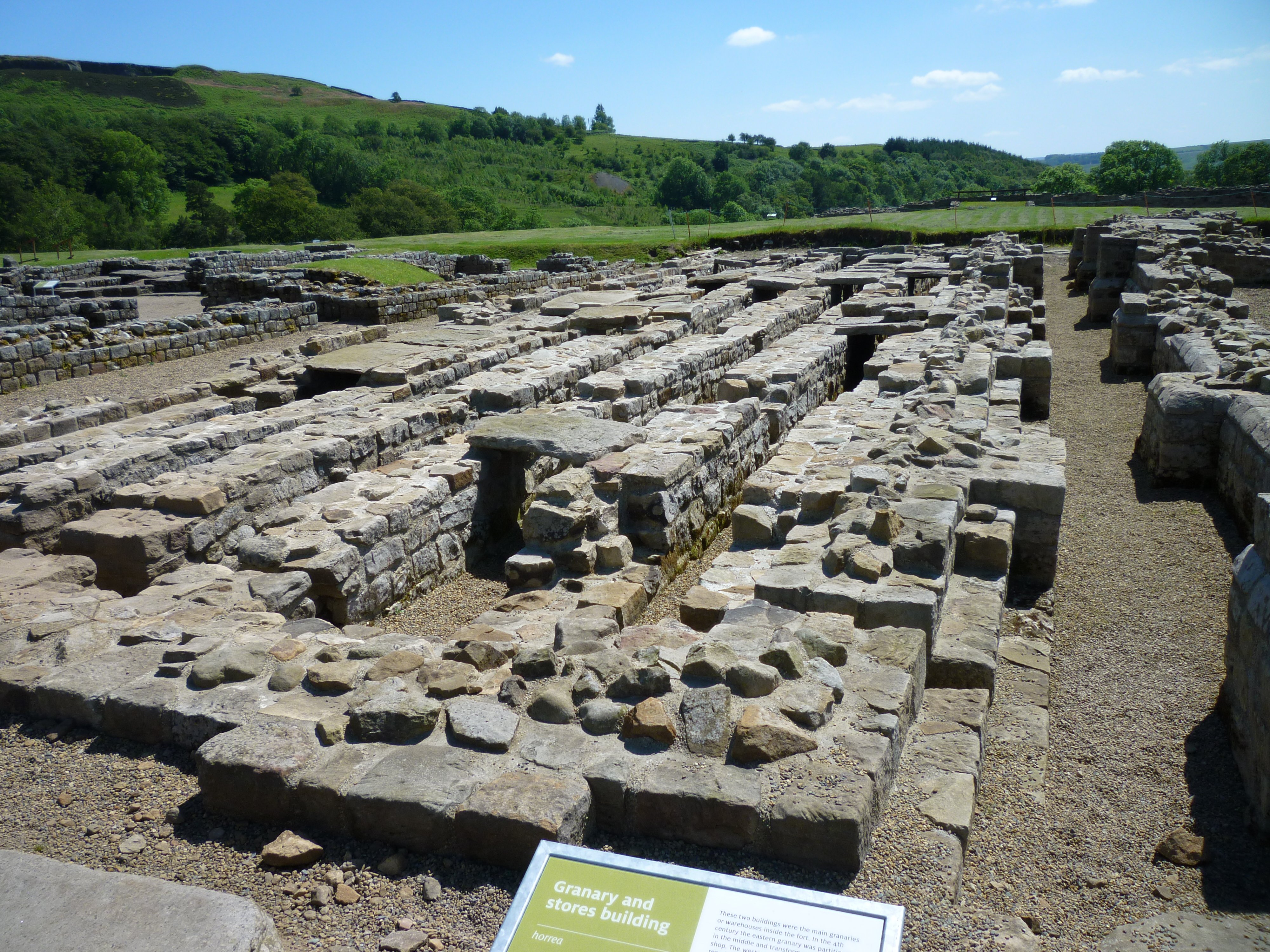 Vindolanda - Granaries