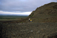 Exploring the Lava Field at Berserksjahraun