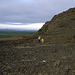 Exploring the Lava Field at Berserksjahraun