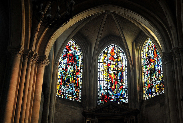 Les vitraux du Choeur de la Cathédrale de Pontoise