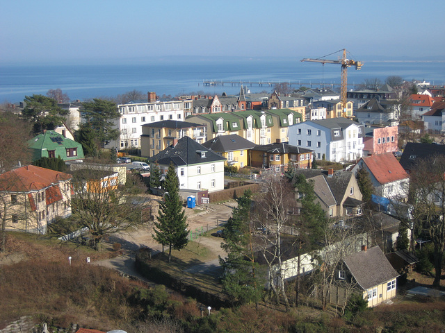 Blick von der Ostseetherme (Aussichtsturm) Ahlbeck