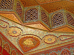 Ceiling of the Jnan Palace Hotel, Fez