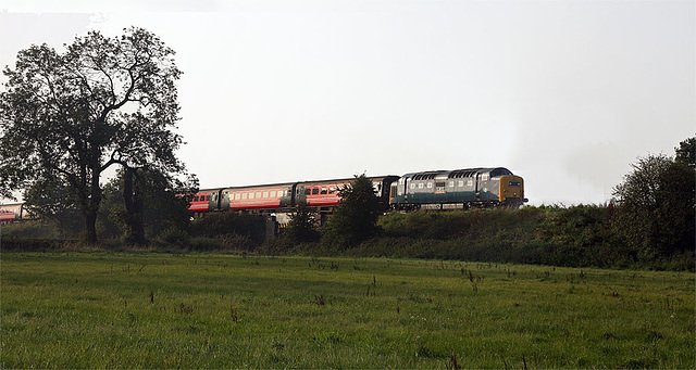 Deltic out of Middlewich