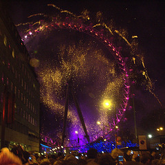 London Eye Fireworks 2006/7 (3)