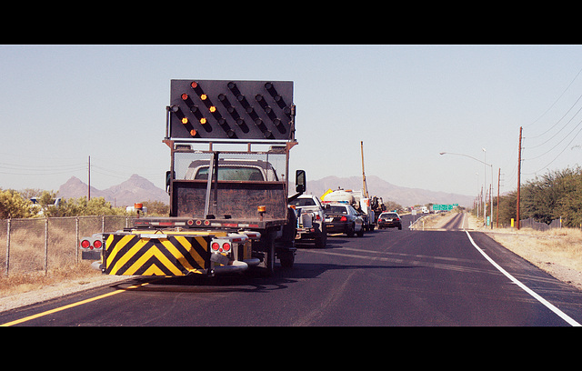 Tucson Police & Road Crew