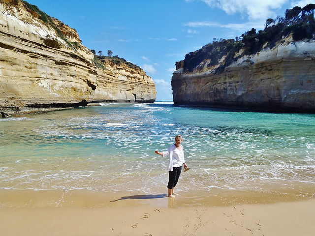 Ruth at Loch Ard Gorge