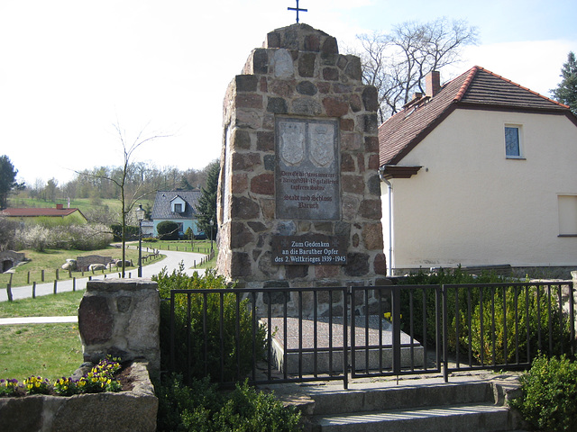 Denkmal 1. und 2. Weltkrieg - Baruth