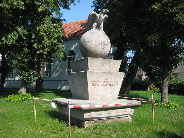 Denkmal 1. Weltkrieg - Jänickendorf