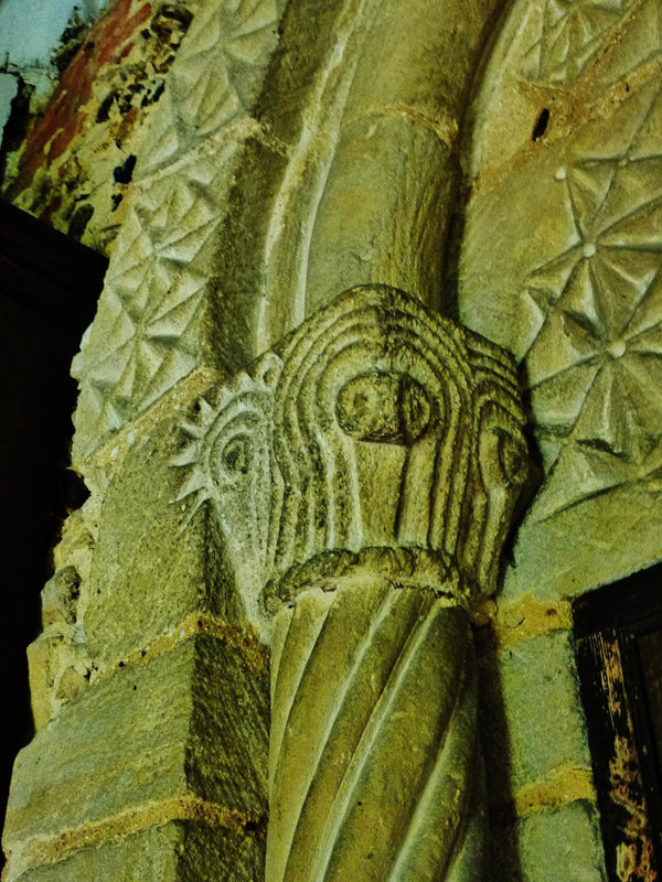 elsenham church, essex,  c12 doorway
