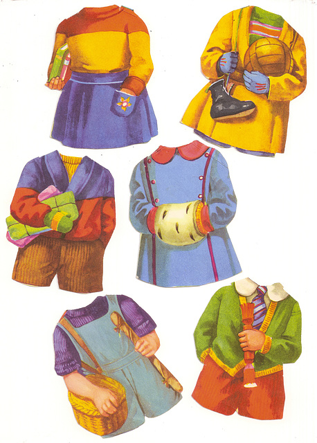 Ugly Clothes of the Disliked Paper Dolls