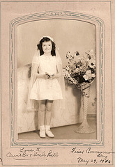 First Communion Day, May 29, 1945