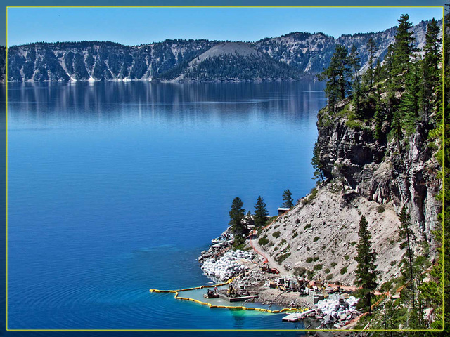 Crater Lake Under Construction