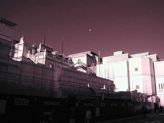 Moon over Barts