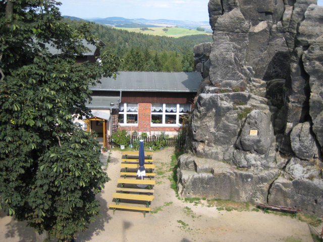 Zittauer Gebirge - Berggaststätte Nonnenfelsen Johnsdorf