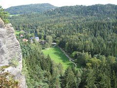 Zittauer Gebirge - Blick nach Johnsdorf