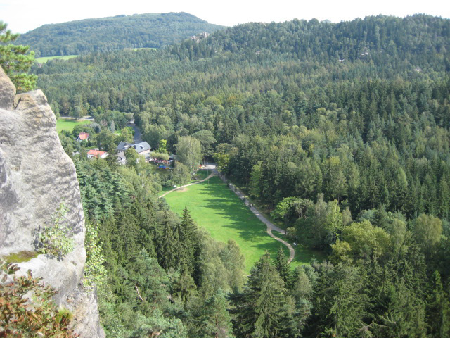 Zittauer Gebirge - Blick nach Johnsdorf