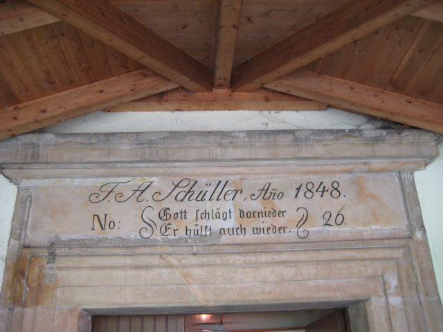 Oybin - Eingang Teufelsmühle anno 1848