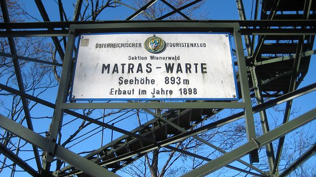 Matras-Warte am Schöpfl