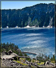 Sparkling Water on Crater Lake