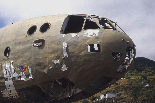 Nose of Wrecked Noratlas Aircraft