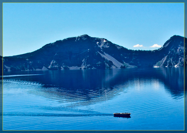 Tour Boat on Crater Lake