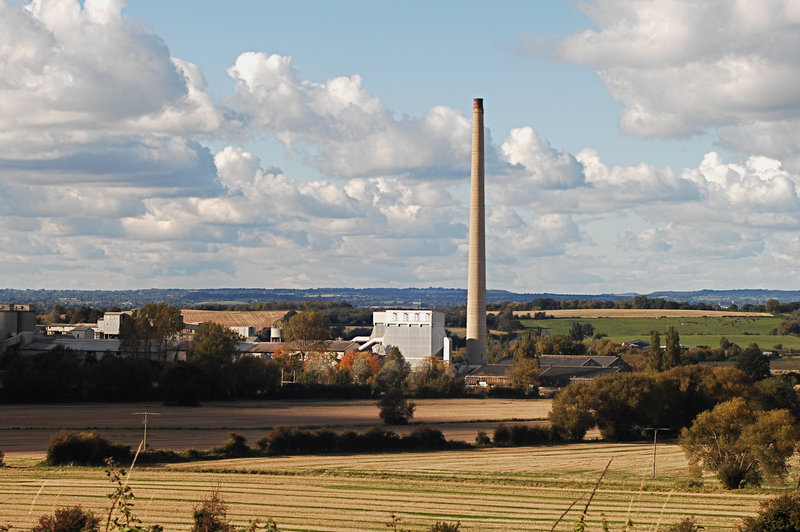 Westbury Cement Works Chimney