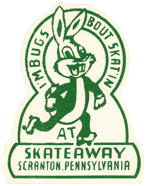 I'm Bugs About Skating at Skateaway, Scranton, Pa.