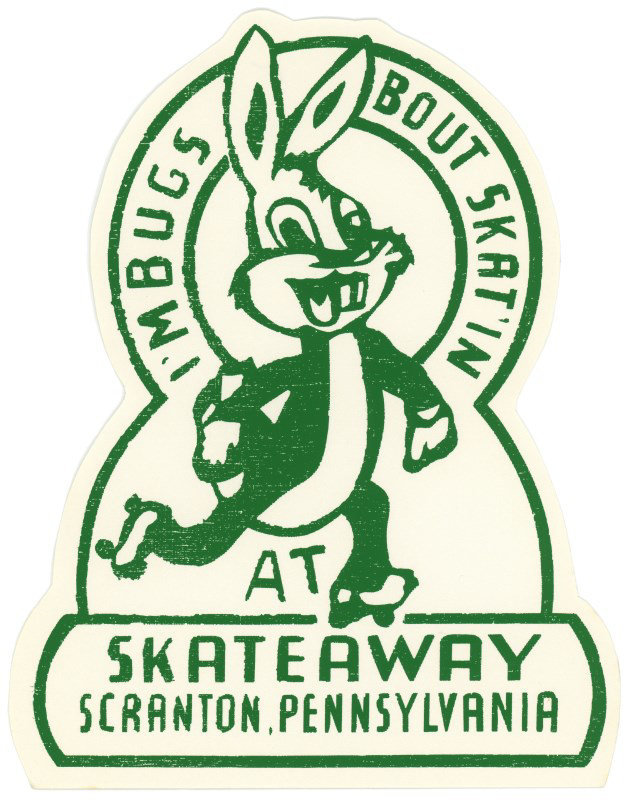 I'm Bugs About Skating at Skateaway, Scranton, Pa.
