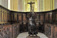 Stalles de l'abbatiale de St-Jouin-de-Marnes