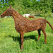Wicker Horse Sculpture