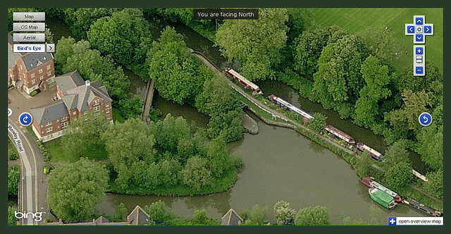 Bing pre-2010 aerial view of the Isis Pool