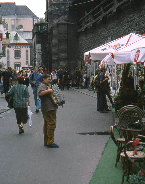 Busking in Krakow