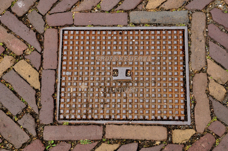 Manhole cover of the Grofsmederij